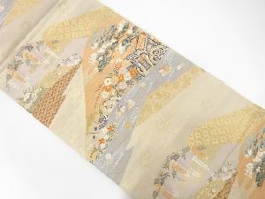 古都平安絵巻模様織出し袋帯